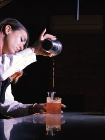 Blurred sides drink list rem trastevere coqtail milano