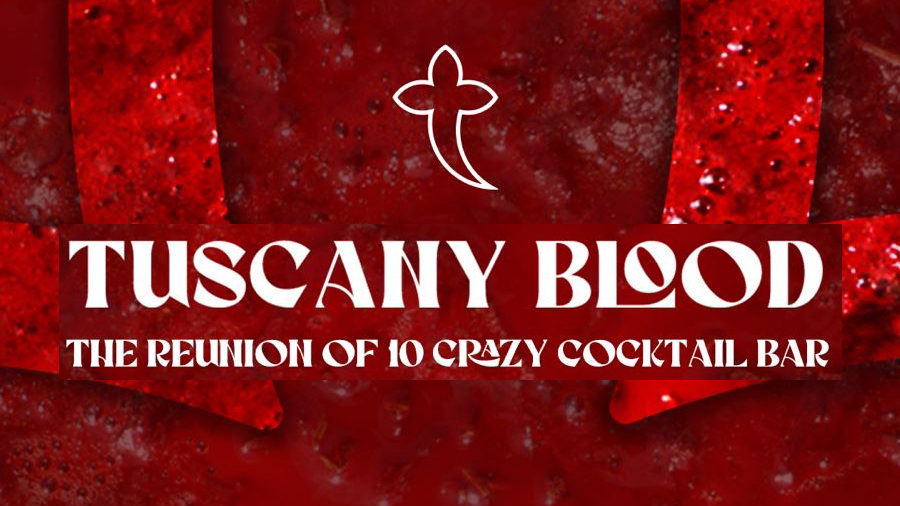 Tuscany blood matteo zed evento calcinaia coqtail milano