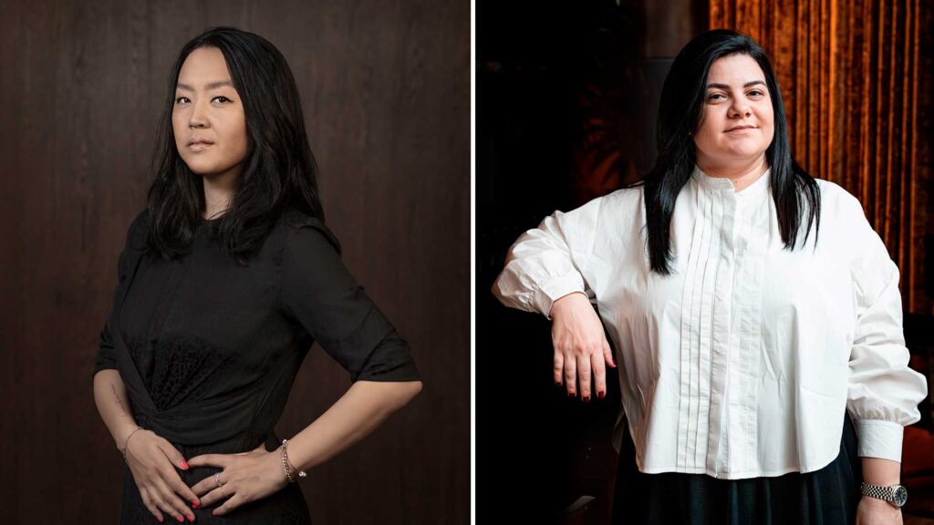 Monica-Berg-Penelope-Vaglini-Gulf-Bar-Show-Coqtail