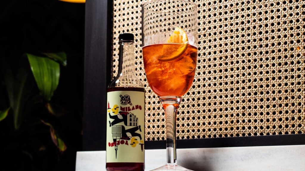 Il Negroni Sbagliato della drink list Manifesto of Nonsense