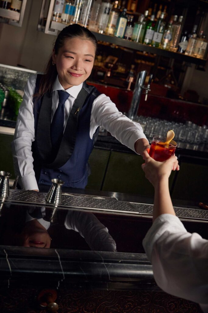Cynthia Wong senior bartender