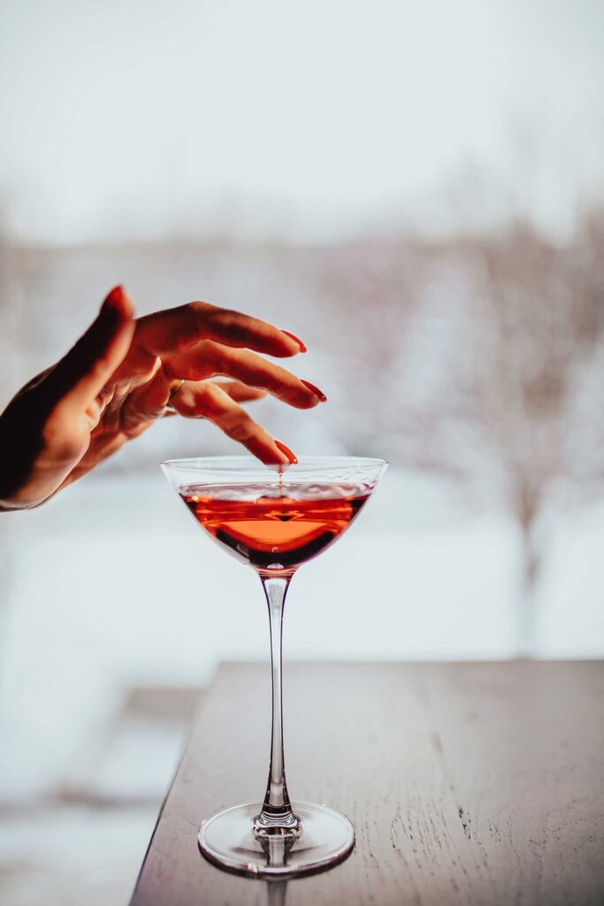 L'estetica dei drink ha accompagnato Anastasia sui social per diversi anni