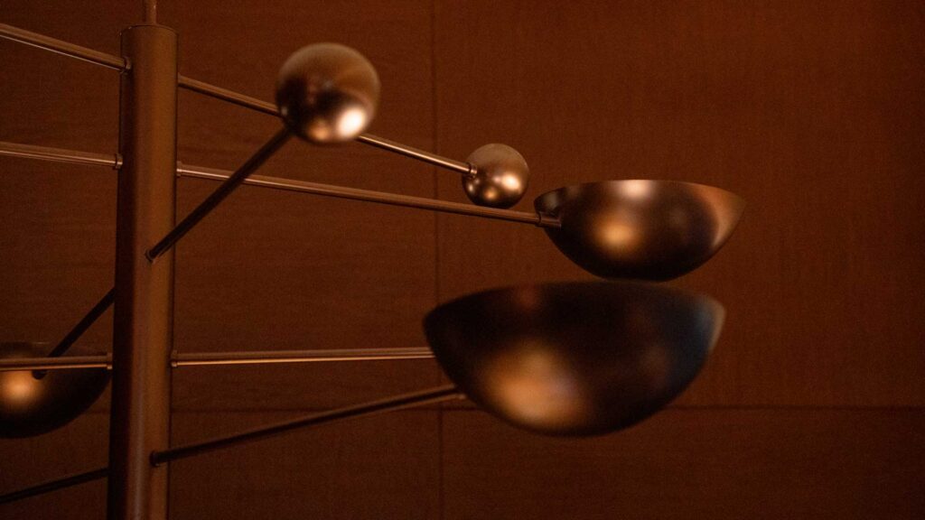 Uno dei lampadari di Mius