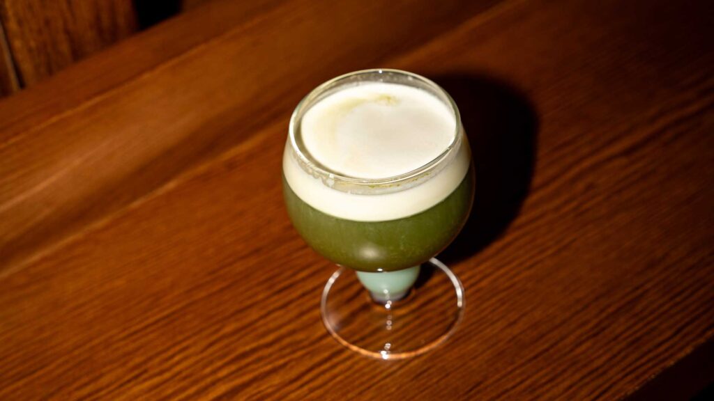 Il cocktail Matcha Mori