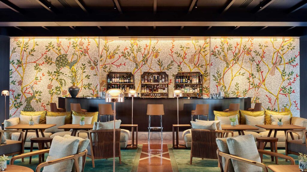 Il bancone di The Bvlgari Bar a Tokyo