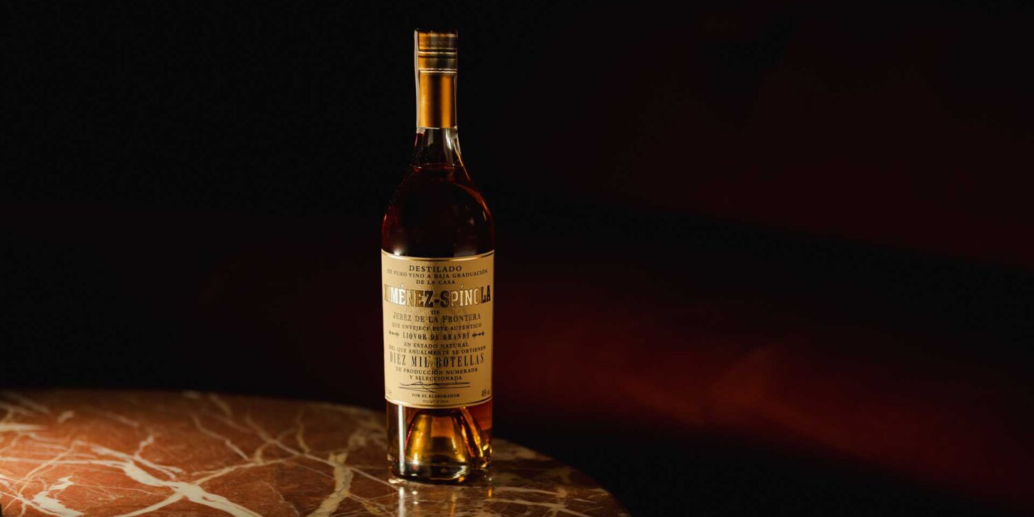 La bottiglia di Brandy Ximénez-Spínola Criaderas Diez Mil Botellas