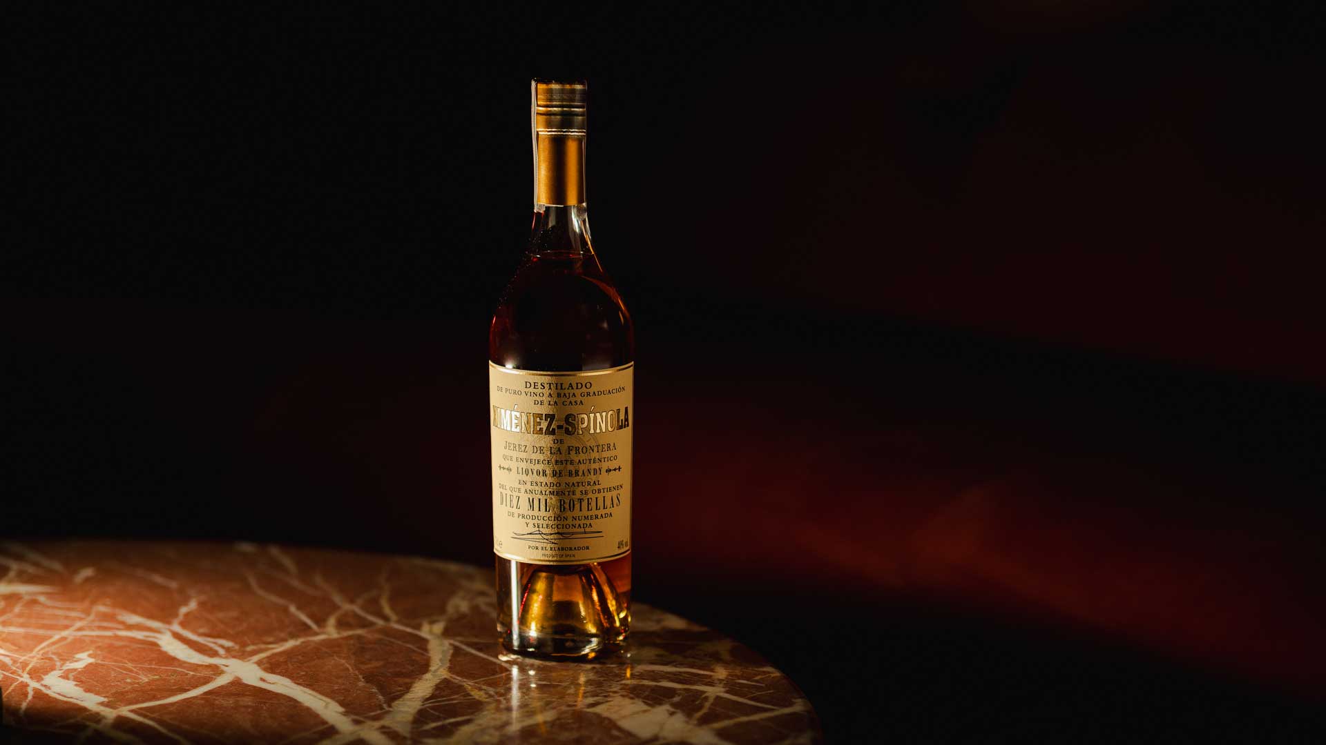 La bottiglia di Brandy Ximénez-Spínola Criaderas Diez Mil Botellas