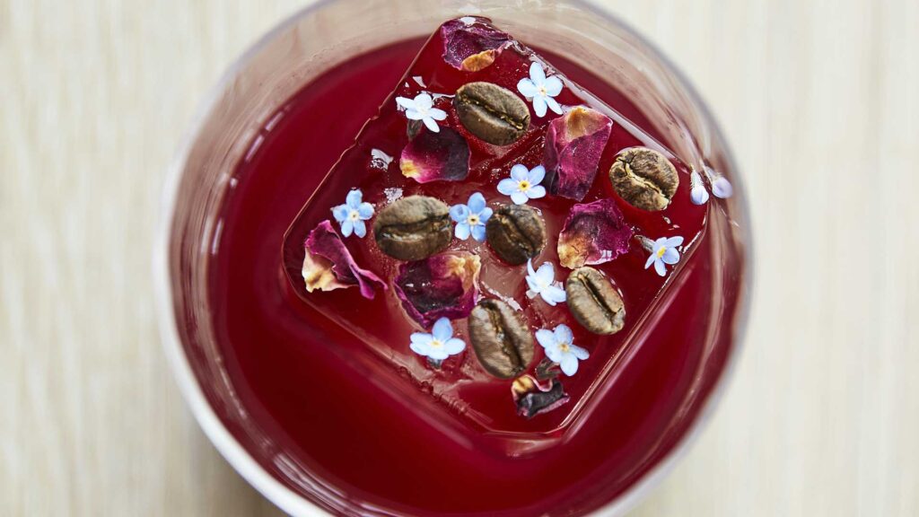 Juice pairing con Drink a base di lamponi, rosmarino e caffè