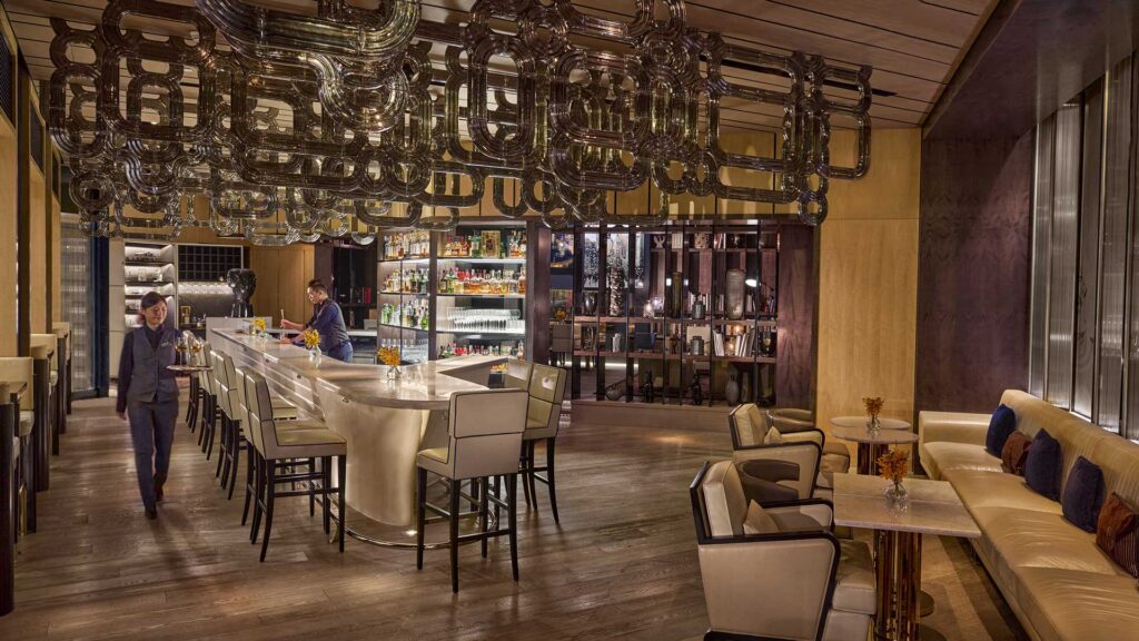 M.O. Bar all'interno del Mandarin Oriental Taipei