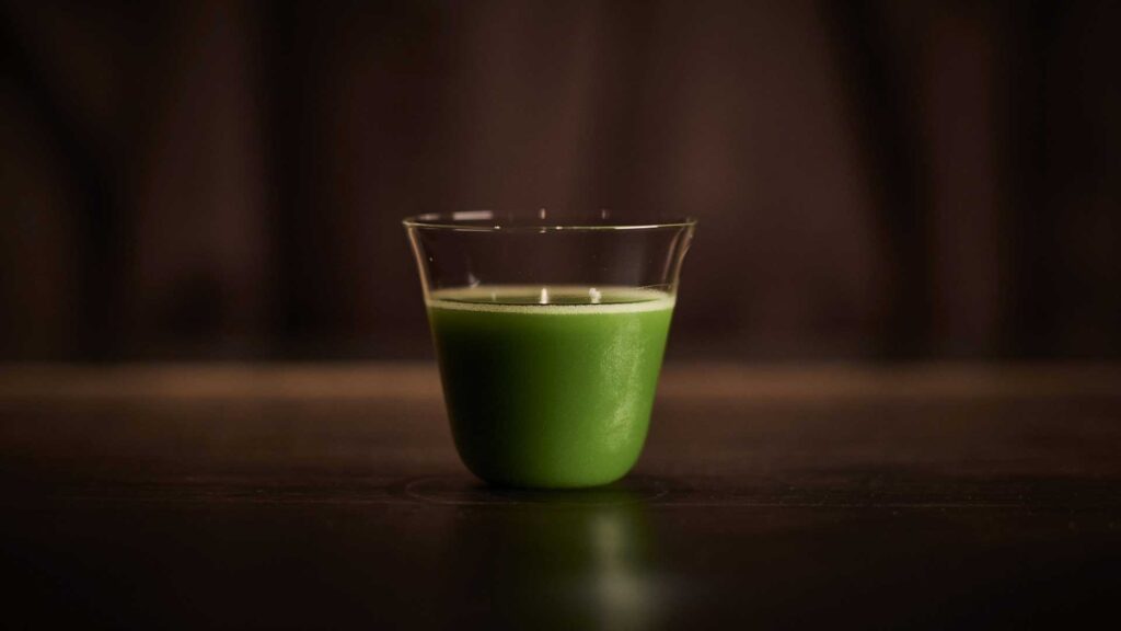 Uno dei cocktail del percorso omakase di Sangai