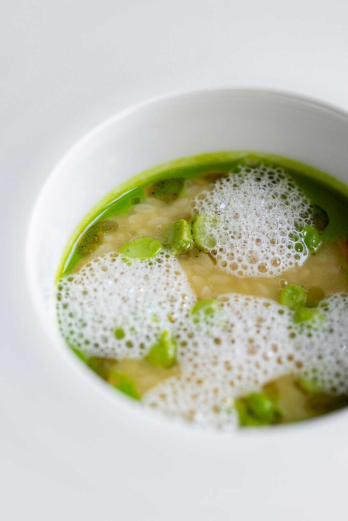 Risone e Bisi, piatto signature dello chef Sodano