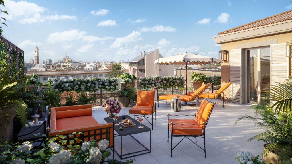 La vista al The Carlton Milano