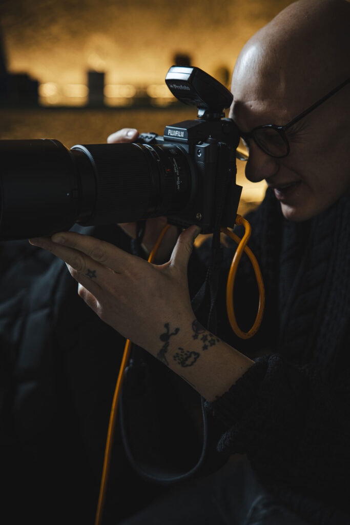 Alberto Blasetti al lavoro
