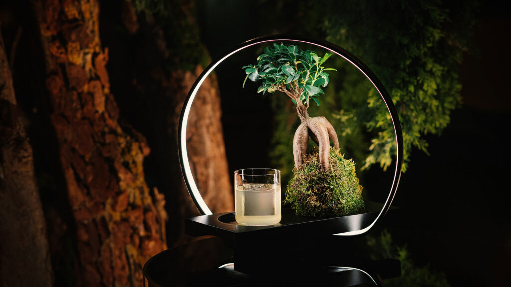 Uno dei cocktail della drink list The Essence of Design