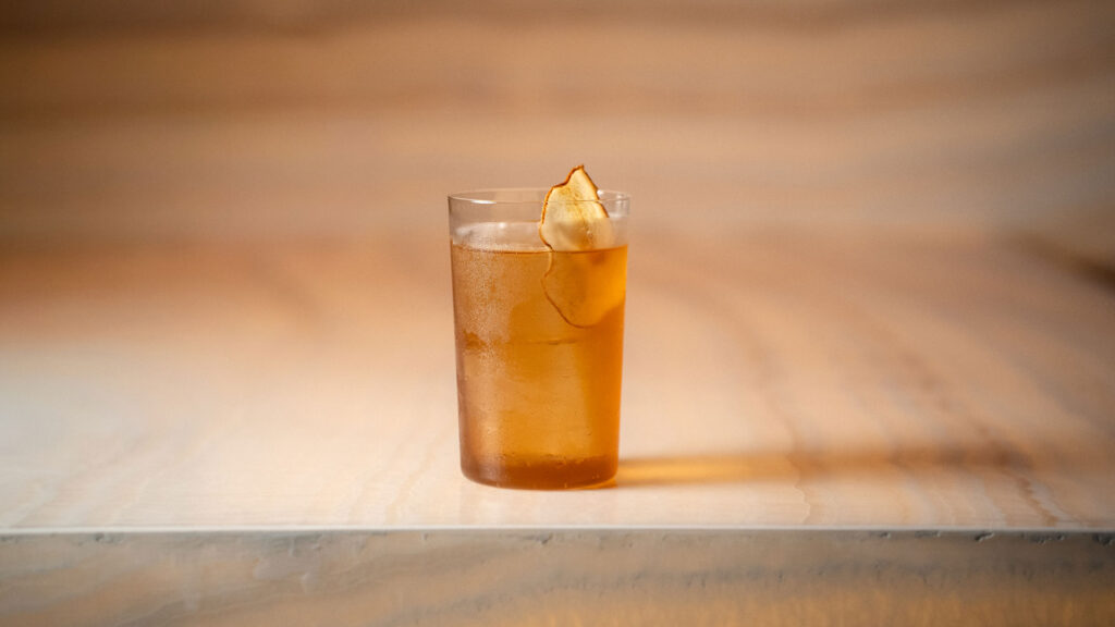 Flora and Funk Fizz cocktail Angelo Immorlanol