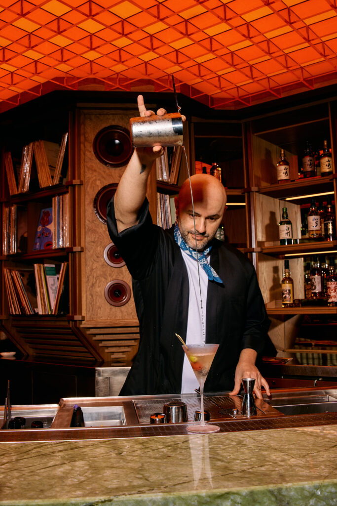 Marco Corallo al bancone di Saikindō