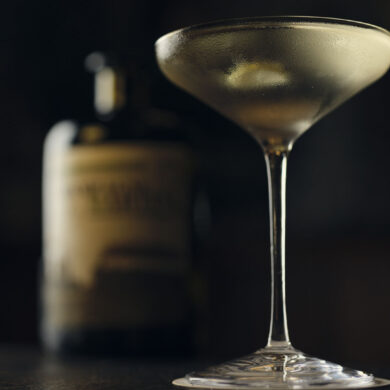 La ricetta del Champagne Martini, il signature drink del Jerry Thomas Bar Room