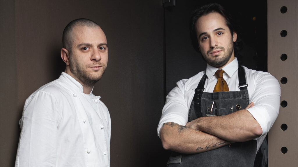 Lo chef Leonardo D’Ingeo e il bar manager Niccolò Amadori