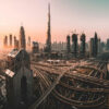 Vista dall'alto di Dubai