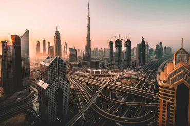 Vista dall'alto di Dubai