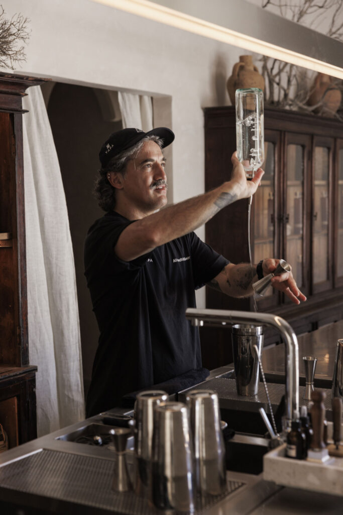 Bar manager Matias Sarli