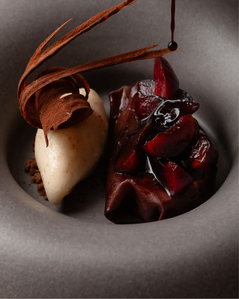 Crêpe soufflé di cioccolato monorigine