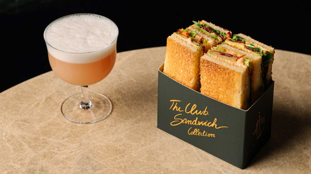 Club Sandwich Vegetariano Pisco Sour Mio Lab