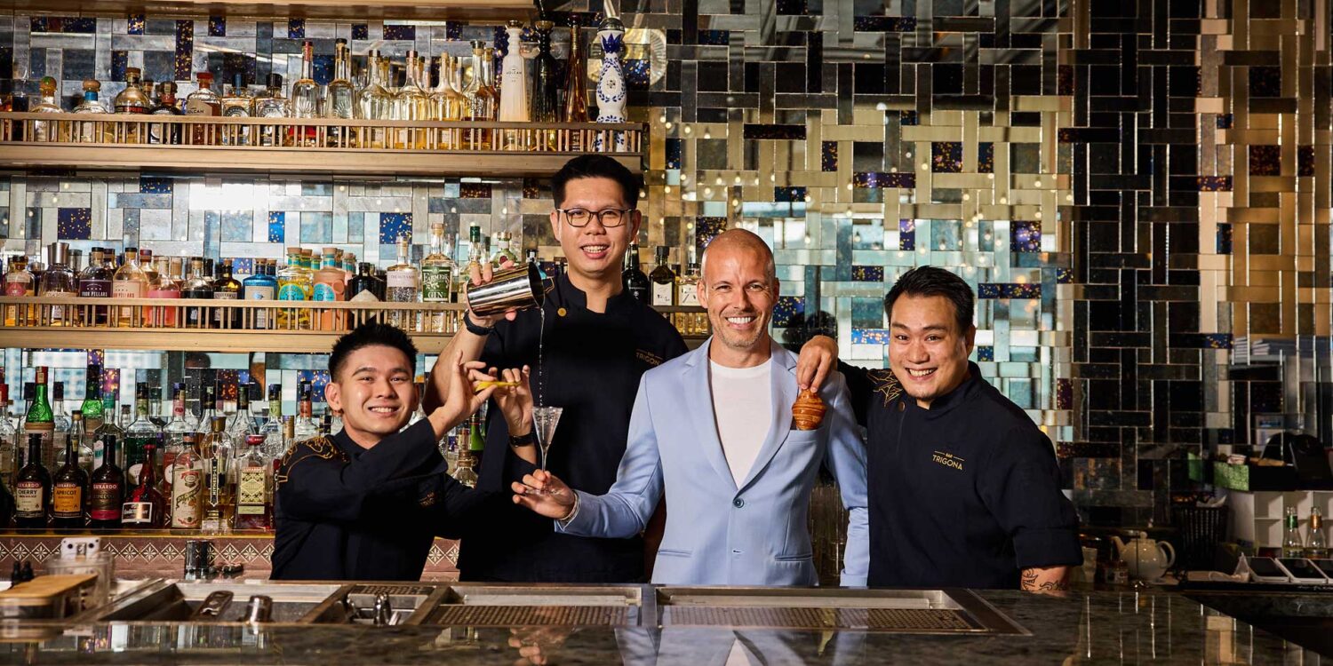 Alexandre Philippe Renoue e il team di Bar Trigona