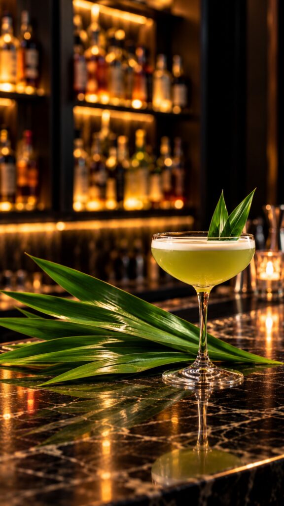 Cocktail tropicale al pandan